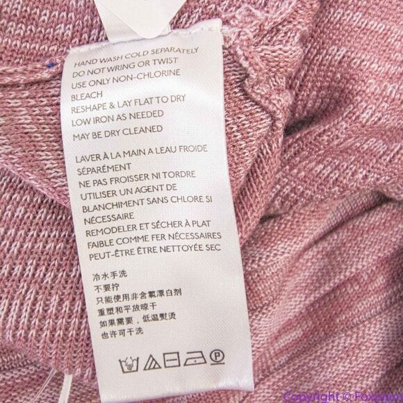 NEW Free People Pink Long Sleeve Knit Flare Pleated Lady Luck Jumpsuit, size S - Picture 14 of 16